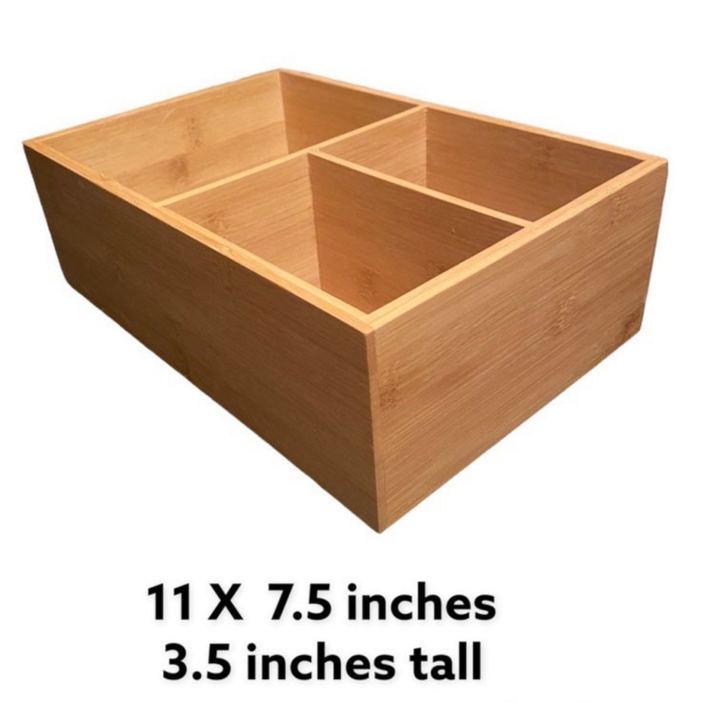 Wooden storage organizer